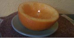 Le candele? Dalle arance consumate