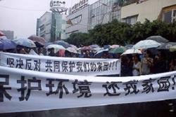 Cina, protesta ambientalista: stop al megaimpianto