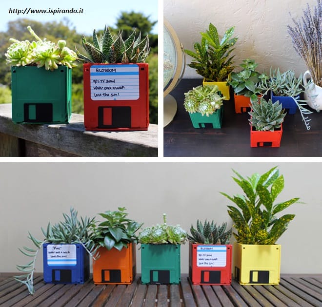 Vasi per piante fai-da-te con materiale di riciclo, ecco come realizzarli