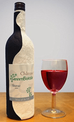 Il vino? In bottiglie biodegradabili