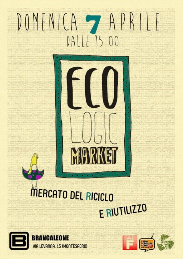 Eco.Logic.Market, a Roma il mercatino del riciclo e del riuso
