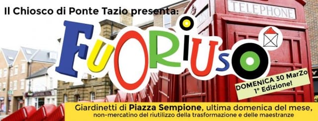 “FuoriUso”: a Roma, il 30 marzo, il mercatino del riuso ai giardinetti di Piazza Sempione