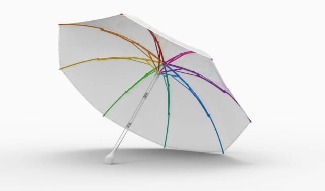 Ginkgo, l’ombrello 100 per cento riciclabile e resistente al vento