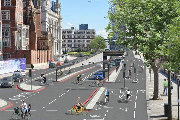 London’s cycling superhighway: a Londra la “Superstrada delle biciclette”