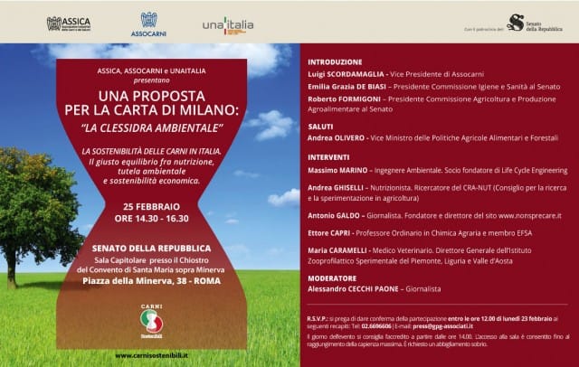 A Roma, il 25 febbraio, l’incontro per discutere sulla sostenibilità delle carni in Italia
