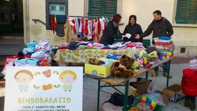 Bimbobaratto: a Sesto Fiorentino il mercatino dell’usato per bambini