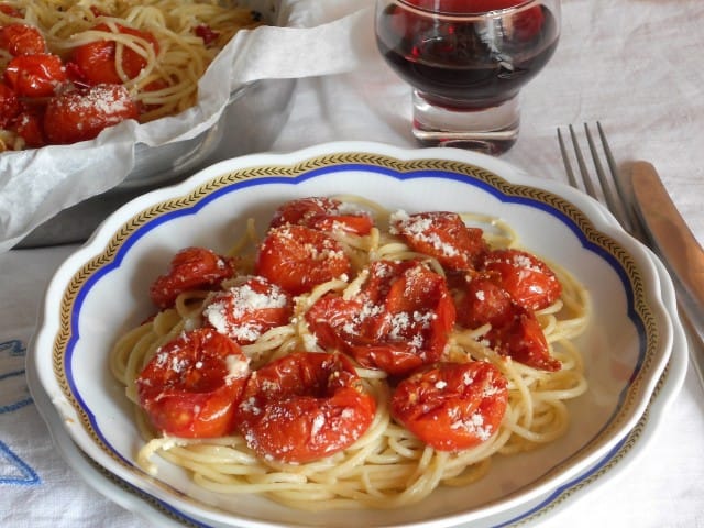 ricetta spaghetti al cartoccio