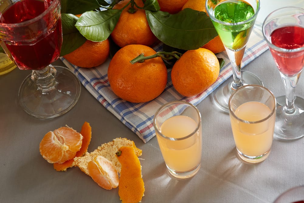 Liquore di mandarino preparato in un’ora
