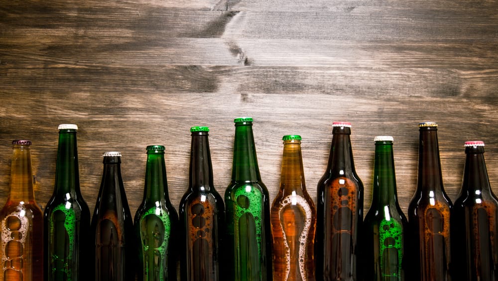 riciclo creativo bottiglie di birra