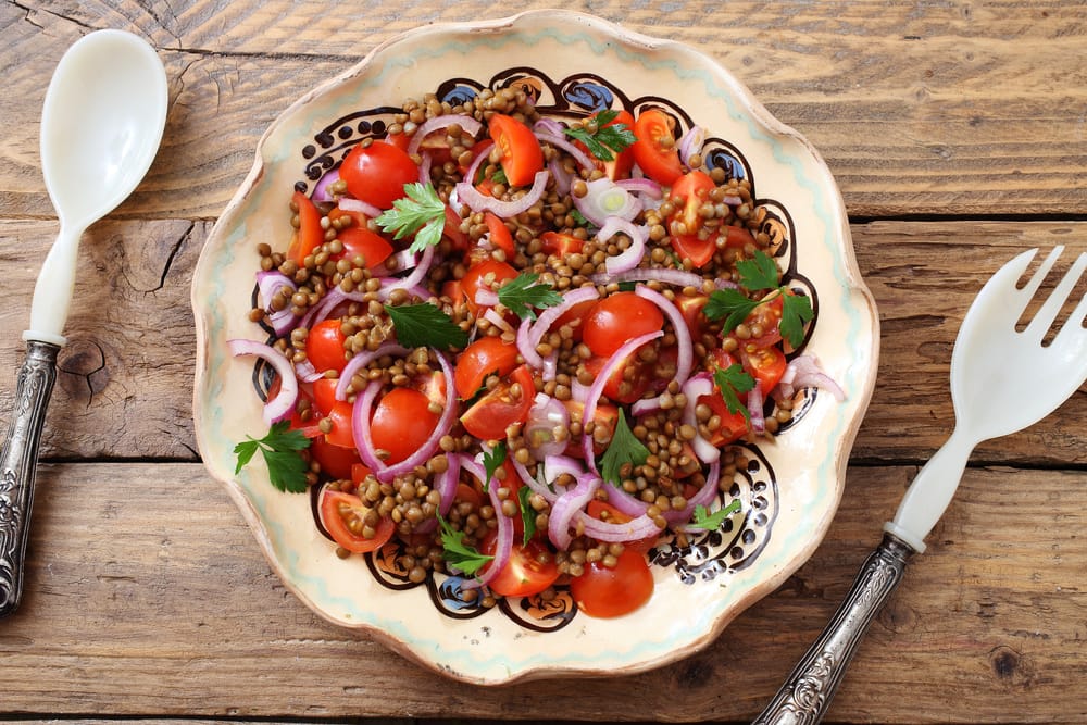 ricetta insalata di lenticchie