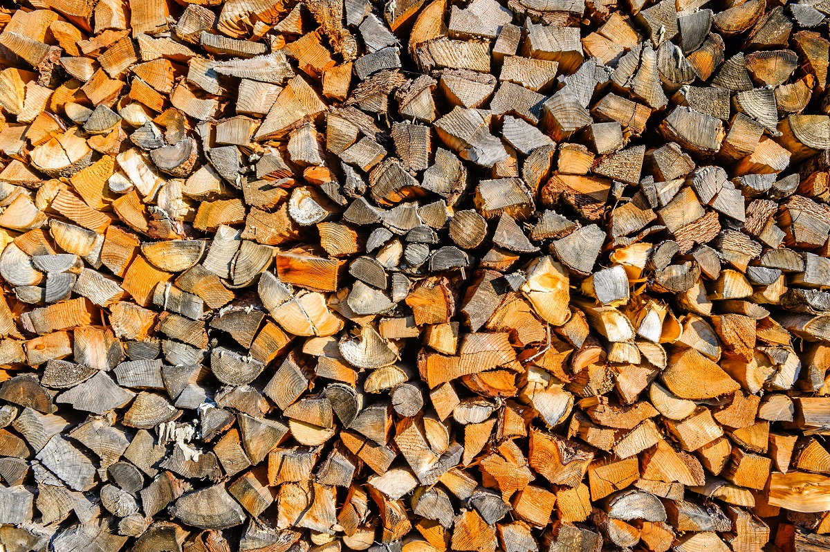 caldaia a biomassa, legna da ardere