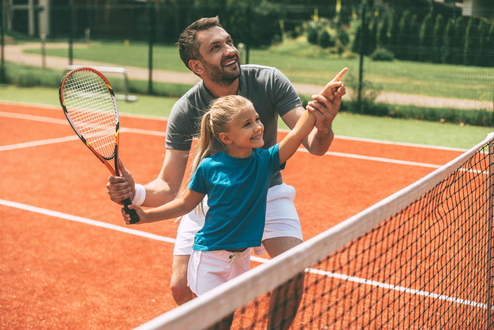 Benefici del tennis per i bambini