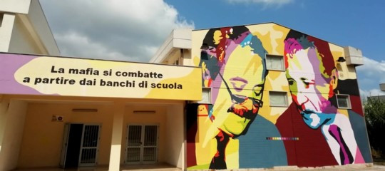 Street art contro la mafia a Vieste