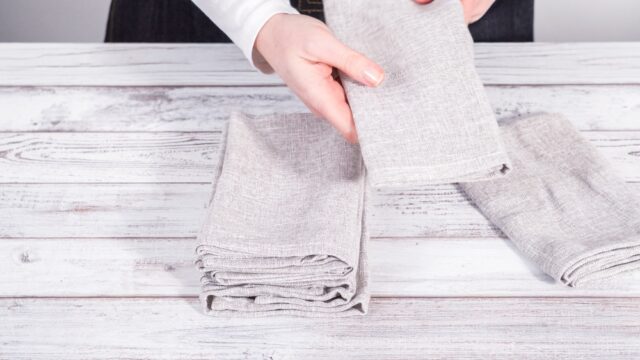 Come riciclare i tovaglioli di stoffa
