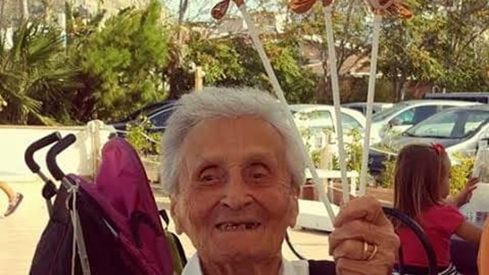 Lidia a 105 anni ha una vita normalissima