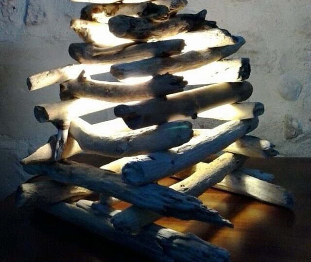 Riciclo creativo con legni del mare 