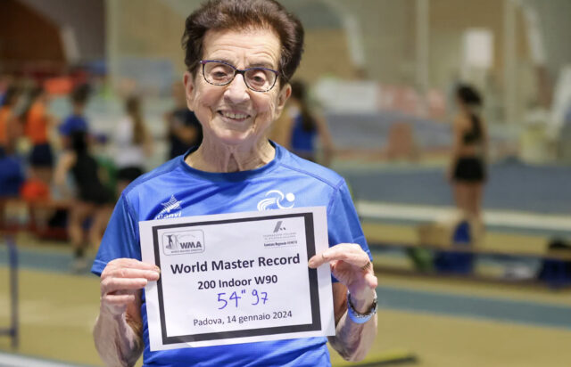 Emma, a 90 anni, è la donna più veloce del mondo